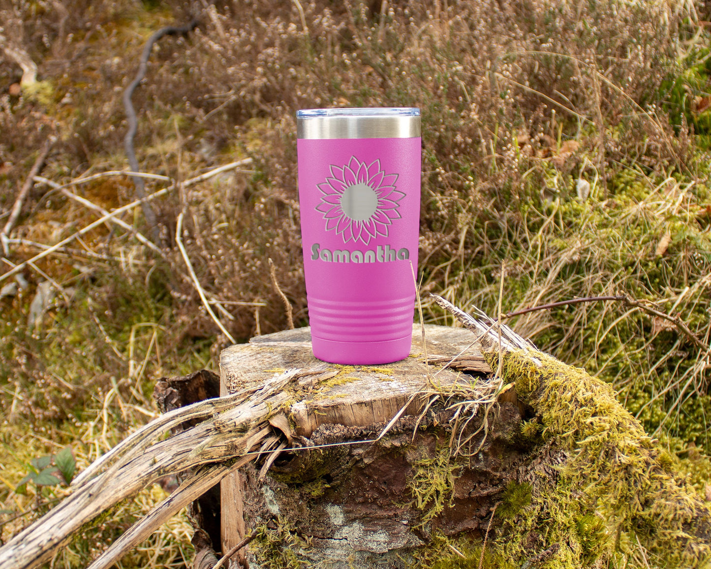 Sunflower Tumbler Engraved Custom Sunflower Gift For Mothers Day