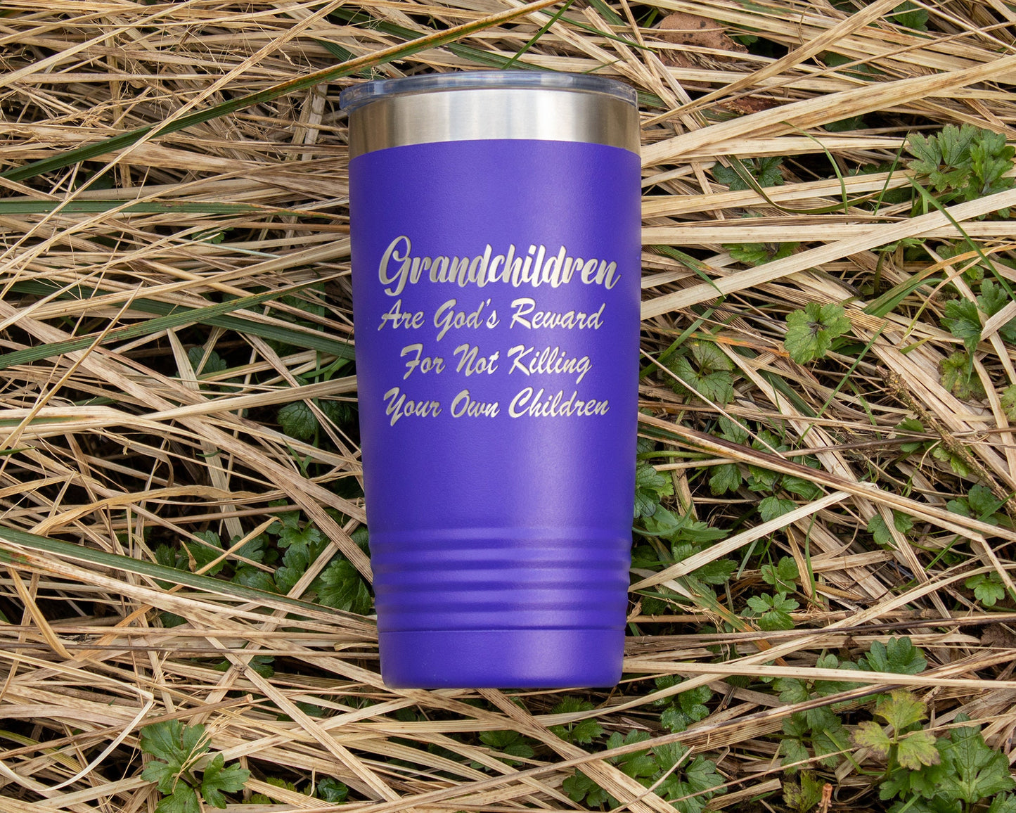 Funny Grandparent Tumbler, 20oz Engraved Stainless Steel Cup, Perfect Gift for any grandparent, Mothers Day Gift