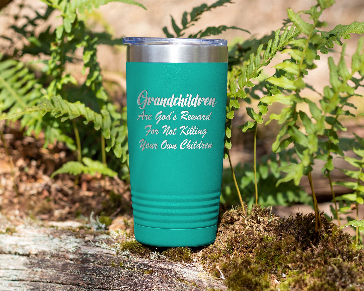 Funny Grandparent Tumbler, 20oz Engraved Stainless Steel Cup, Perfect Gift for any grandparent, Mothers Day Gift