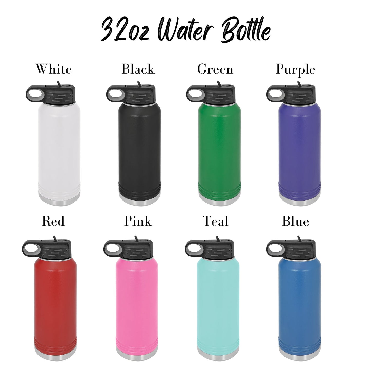 Sea Turtle Water Bottle, Sea Theme 32 oz Water Bottle, Cup for the Beach, Gift For a Tutle Lover