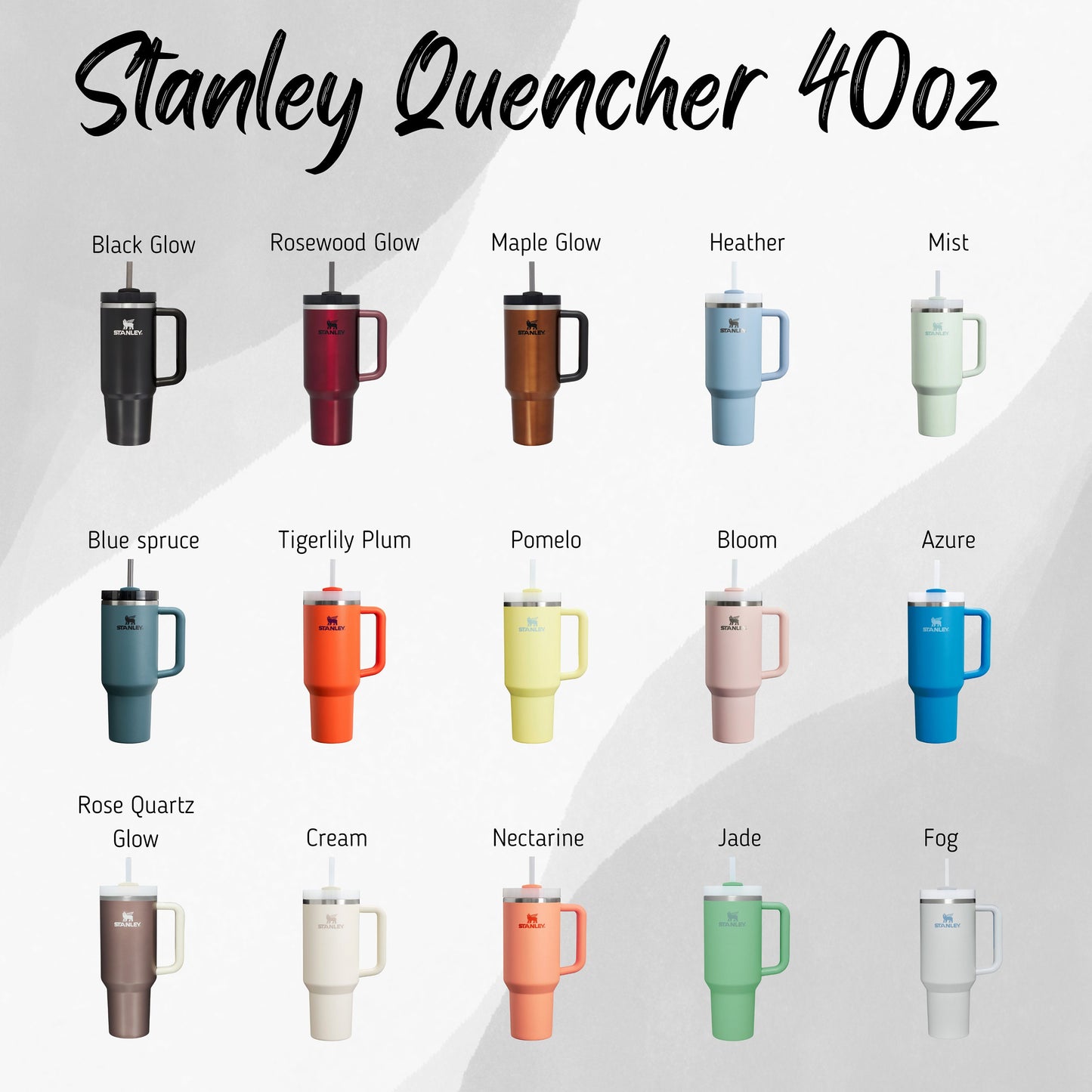 Birthflower Stanley, Laser Engraved Tumbler, Multiple Size Options, Bridesmaid Gift, Birthday Gift, Birth Month Flower