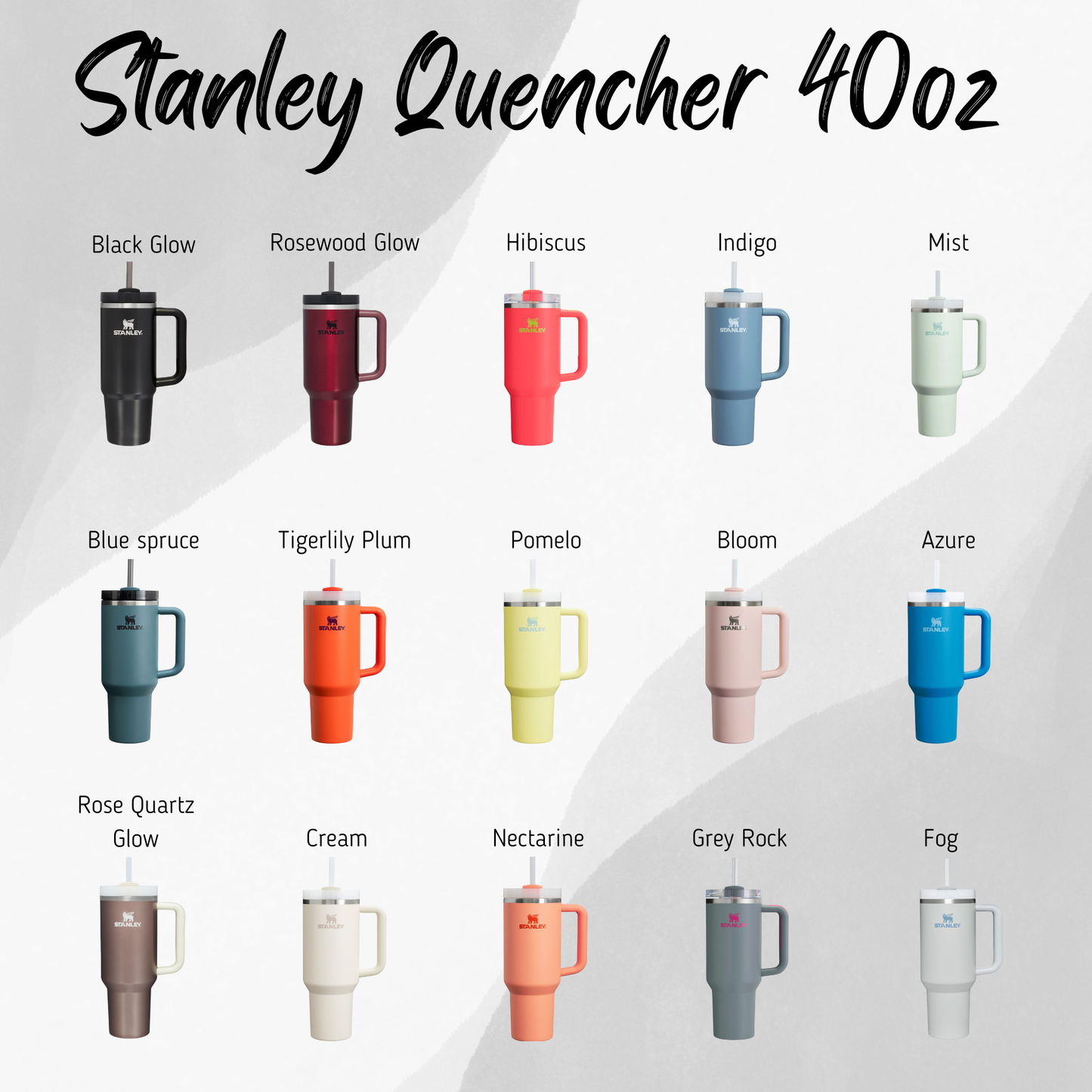 40oz Stanley Quencher Tumbler Whale 360 Wrap Design, Whale themed Laser Engraved Gift for Her Stanley TikTok Cup