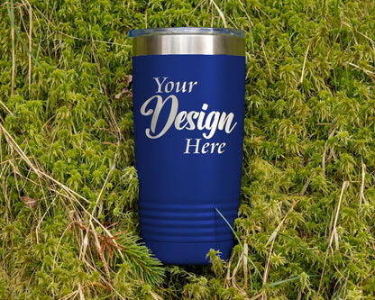 Custom Engraved Tumbler, Travel Mug, 20oz Tumbler, Gift For Her, Gift For Him, Wedding Gift, Your Design