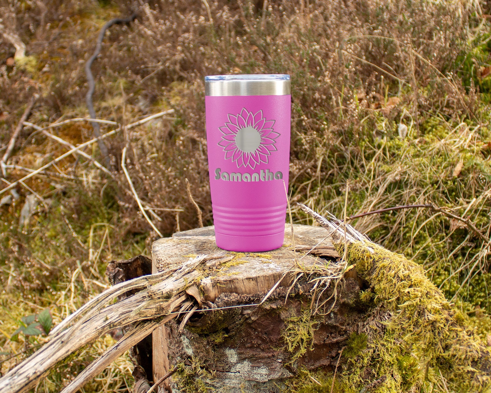 Sunflower Tumbler Engraved Custom Sunflower Gift For Mothers Day