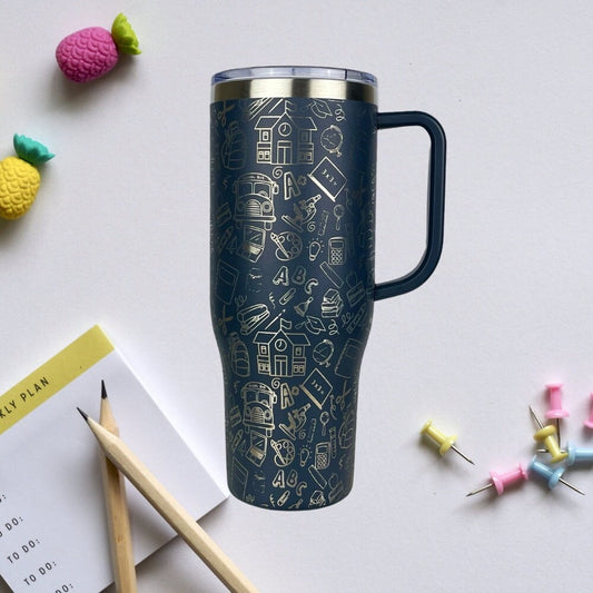40oz Teacher Tumbler - Complete wrap 40oz Tumbler, Perfect gift for the teacher in your life!