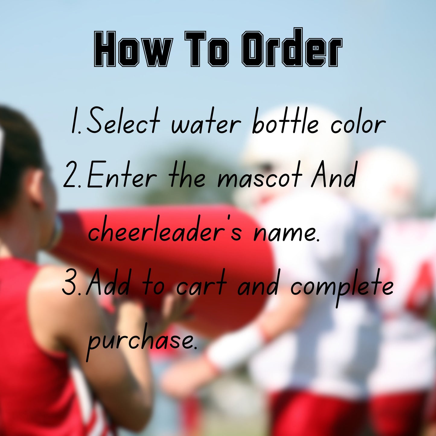 Personalized Cheerleading Water Bottle, Custom Laser Engraved 20oz Cheer Tumbler, Gift for Cheerleader, School Name Water Bottle
