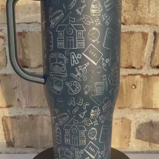 40oz Teacher Tumbler - Complete wrap 40oz Tumbler, Perfect gift for the teacher in your life!